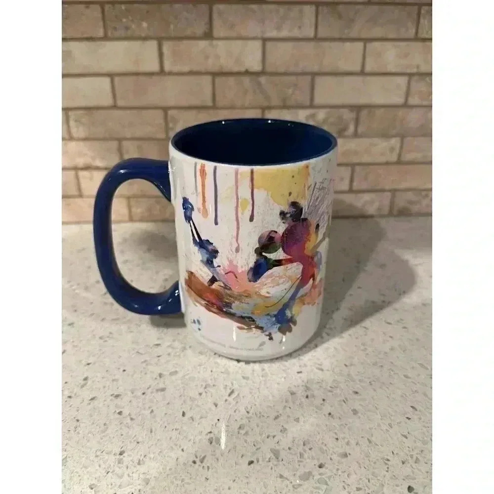 Disney EPCOT Festival of the Arts Coffee Mug Mickey Goofy Rafiki Simba 2018